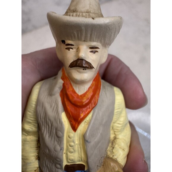 Vintage Coty Stetson Cowboy Air Freshener Ceramic Figure - Picture 5 of 8